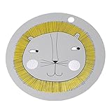 Nice Days（ナイス　ディズ）　ベビーお食事マット　シリコーン　可愛い動物　持ち運び (獅子)