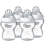 Closer To Nature 260ml sans BPA Bouteille x4