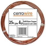 Cerro 050 – 2400 Aフィート4-gauge Bareソリッド銅線、25 '