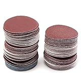 Jeteven 2 Inch Sanding Disc 100 PCS Mix Grit Dremel Sander Disc Grinding Discs for Drill Grinder [並行