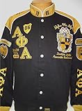 サイズ5 x l – Alpha PhiアルファFraternity , Inc。厚手のコットンレーススタイルスナップUpジャケット