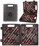 AMPRO T32798 Power Grip Screwdriver Set 14-Piece [並行輸入品]