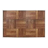 リフォームシート 屋外対応 135cm ×91.5cm | ベランダ バルコニー 玄関 タイル ウッドデッキ ウッドデッキ(C128-S1)