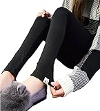 【Lich Garden】 レギンス マタニティ 猫 シンプル カジュアル 十部丈 七部丈 ロング 半端丈 春 夏 秋 レディース M L XL 薄灰 灰色 黒 LG732 (M, ブラック)
