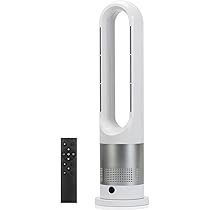 Amazon | 扇風機【冷暖房兼用・羽なし】 タワーファン 8段階送風