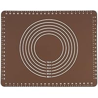 ヨシカワ(Yoshikawa) シリコンマット ブラウン 50&times;40&times;0.1cm ホームベーカリー倶楽部 SJ1455