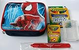 Spiderman Bundle Lunch Box Kit, Back to School Supplies, Zippered, soft sides, Thermos Brand [並行輸入品]