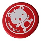 PU Frisbees Flying Disc Kidsアウトドア庭公園ビーチ投げおもちゃレッド
