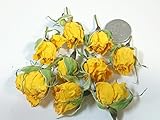ドライフラワー　スプレー薔薇ヘッド　イエロー