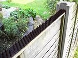 フェンス & ウォールスパイク (マルチパック 50cm/ストリップ) 鳥よけ 猫よけ 害獣よけ (黒) SP002508X10 (10)