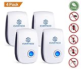 ネズミ撃退器 蚊 駆除 Evertecoねずみ超音波撃退機 害虫駆除装置 子供やペットにも安心 ネズミ対策グッズ 虫 アリ 鼠 ゴキブリ 蛾 蚊 蜘蛛 百足 避け 駆除 退治対策 台所 厨房 食料品店