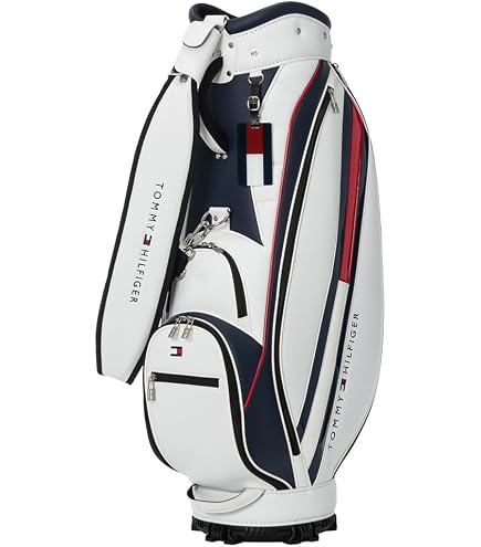 トミーヒルフィガー カート キャディバッグ〔ベーシック〕thmg6sc7 　白 Amazon | トミーヒルフィガー（TOMMY HILFIGER） キャディバッグ
