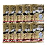 プロテイン ホエイプロテイン ゴールドジム 20g TRAUM 限定 セット 【 GOLD’ｓ GYM 】 チョコレート ストロベリー カフェオレ ヨーグルト クッキー&クリーム wpi bcaa 日本製 栄養 補給 健康 ヘルスケア アスリート スポーツ フィットネス トレーニング (ヨーグルト20g × 10袋セット)