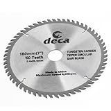 uxcell 大工木工師　60T 180mm　鋸刃　カッター　村井　合板切削工具