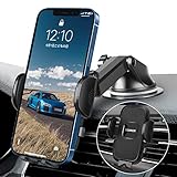 スマホホルダー 車 YOUMOR 車載ホルダー スマホスタンド 【2022新型フック式+粘着ゲル吸盤型登場】 携帯ホルダー 車 すまほほるだ