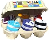 Xplorys Soggs! Six Pairs Of Stripe Baby Socks Packed In An Egg Box by Soggs