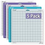 シルエットカメオ5/4/3/2/1用Ecraft カッティングマット:12X12インチ ストロンググリップ1つとスタンダードグリップ3個&ライトグリップカッティングマット1つ クラフト、ソーイング、すべてのアートのシルエットカメオ交換用に最適
