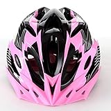 【MHR 】自転車ヘルメットサイクリング ヘルメット スポーツ ヘルメット ジュニアヘルメット マウンテンバイク クロスバイク 男女兼用　通気　安全　スタイリッシュ（ピンク）