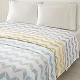 Chevron Plush Blanket キング ID51-841