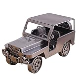 VORCOOL 車 置物 手作り モデル アイアン アイデア　ホームデコレーション プレゼント 工芸品 コレクション 鉄製自転車模型 ヴィンテージ オフィス装飾 撮影道具 飾り物（シルバーグレー）