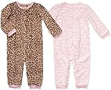Carter's(カーターズ) フロントスナップフリースカバーオール(アニマル模様) [並行輸入品] レオパード 18M [Baby Product]