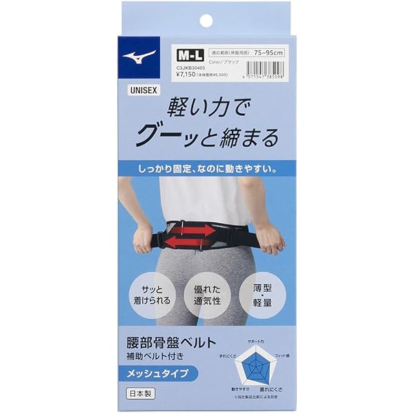 Amazon | [ミズノ] 腰部骨盤ベルト 各種サイズあり 各種タイプあり
