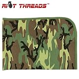 2450 Infant Woodland Camo Reveiving Blanket