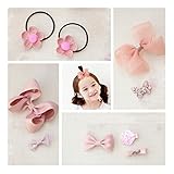 BIANHUAN ヘアピン ヘアクリップ 子供 アクセサリー リボン ヘアゴム カチューシャ キラキラ ヘアバンドベビー 子供 髪飾り 髪留め 王冠 可愛い リボン ヘアアクセサリー 出産祝い ギフト