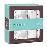 おくるみ 出産祝い エイデンアンドアネイ 4枚セット Swaddle[4パック] グレースタードット ブランケット ギフト ベビー 子供 男の子 女の子 [並行輸入品]