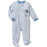 Garanimals Baby Boy Sleepers Footedサイズ新生児 – 12月 カラー: ブルー