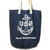 大きめサイズ 本革使いヴィンテージプリントトートCU