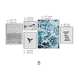 装飾的な絵画のソファの背景の壁画北欧の家の箱の絵壁掛けの絵画の絵画 ( Size : S , Style : B )