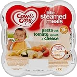 Cow & Gate Little Steamed Meals Pasta with Tomato, Spinach & Cheese 10mth+ (230g) 牛とゲートが少しの食事にトマトとパス