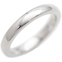 Amazon | 結婚指輪 PT100 シンプル 甲丸リング プラチナ 13.5号