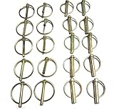 2 サイズ リングピン リーチピン 20個 セット トラクター トラック 農機 耕運機 部品 パーツ リング ピン M6 M8