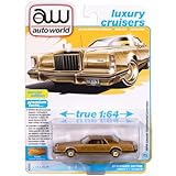auto world 1/64 スケール 1979 LINCOLN CONTINENTAL LOW RIDER (GOLD) 1979 リンカーン・コンチネンタル ローライダー (ゴールド) [並行輸入品]