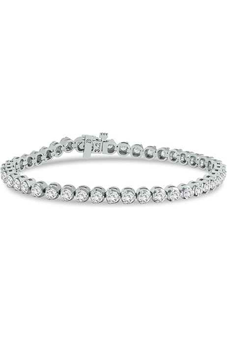 テニスブレスレット 10KWG 刻印 ダイヤモンド0.25ct Amazon.co.jp: 1カラットダイヤモンドテニスブレスレット10K