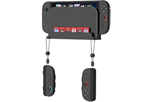 VoSinrly Switch2 壁掛け収納スタンド 壁面取付タイプ ドック・本体・Joy-Con・ストラップ収納可 放熱設計 耐震構造 省スペース スッキリ整理 ブラック