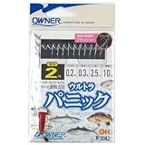 OWNER(オーナー) 仕掛け ウルトラパニック 10本 白細袖 2-0.2号 0.2号 1.2m R-3042