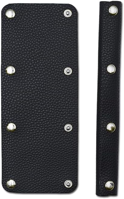 [L'PIERRE] バッグ用ハンドルカバー 2枚 ロングタイプ 20cm バッグ 持ち手カバー PU 革 レザー 汚れ防止 滑り防止 ハンドバッグ トートバッグ 鞄 かばん ハンドメイド
