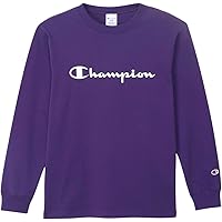 Amazon.co.jp: [チャンピオン] ロングTシャツ 長袖 丸首 綿100