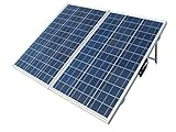 ECO-WORTHY 120W 12vポータブル携帯 折畳式ソーラーパネルキット スタンド付属 15A 12V/24Vコントローラー付け