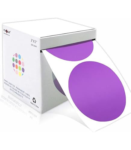 Warehouse Labeling Stickers 3 Inch (500 Per Roll) - Colored Dot ...