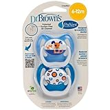Dr. Brown's PreVent Design Pacifier, Boys, Stage 2, 6-12 Months by Dr. Brown's [並行輸入品]