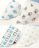 エルフ ベビー (Fairy Baby)赤ちゃん用よだれかけ 三角ビブ スタイ バンダナ形 スナップ 4枚セット(A組)