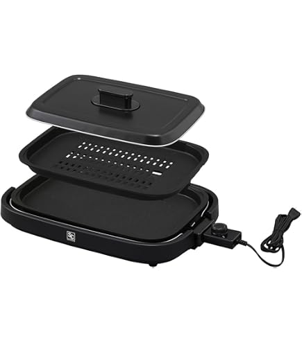 Amazon.co.jp: Iris Ohyama APA-134-T Hot Plate, Flat, Grill Plate