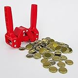 シカゴBrew Werks mxhtk7 KレッドBaronボトルCapper withゴールドクラウン酸素バリアビールボトルキャップ144 ct