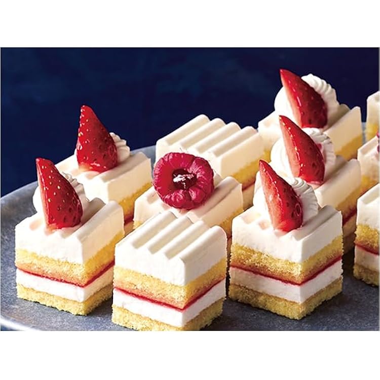 Amazon.co.jp: フレック ミニカットケーキ ミルクレープ 48カット