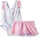 Sol Swimベビー女の子ソロswim-new born-rosie 's Garden One Pc Swimsuit withスカート