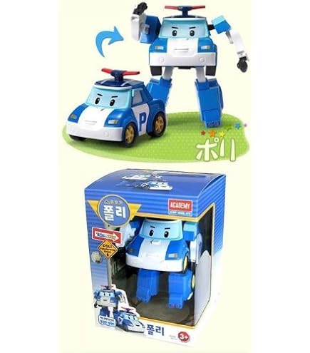 その他 Robocar Poli Deluxe Transformer Toy 4 Set 9jupf8b Robocar Poli Transformer Deluxe 4pcs Set POLI ROY AMBER